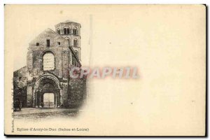 Postcard Ancient Church of Anzy le Duc