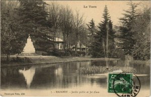 CPA MAZAMET Jardin Public et Jet d'Eau (1087577)