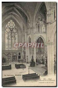 Old Postcard Toul Transept of the Cathedral