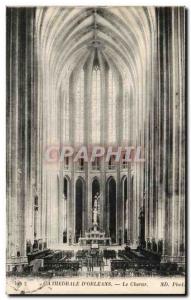 Old Postcard The Cathedral Choir D Orleans