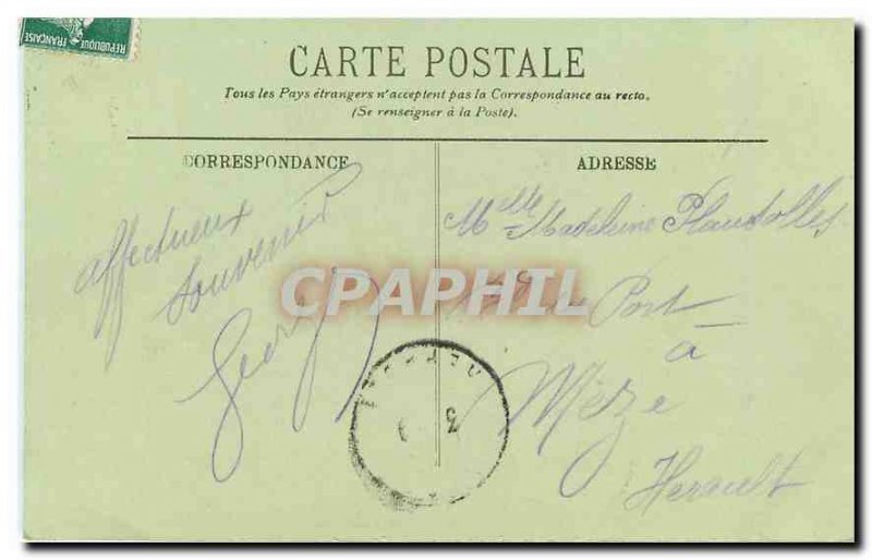 Old Postcard Gavarnie hotel Circus and Cirque