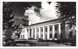1940s Virginia Wing The Greenbrier White Sulphur Springs VA Real Photo Postcard