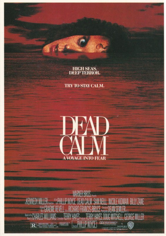 Dead Calm Nicole Kidman Rare Cinema Poster Art Postcard