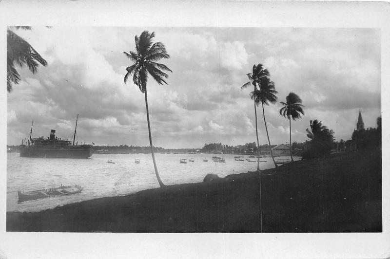 B86338 baie de  dar es salaam base belge ship bateaux  tanzania