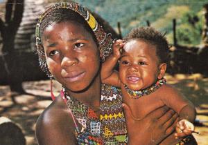 African Language Of Beads South Africa Postcard