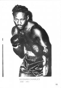 Lot 86 box sport ezzard charles real photo african american boxer