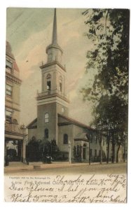 Postcard First Reformed Church Easton PA 1906