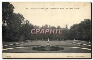 Old Postcard Dammarie Les Lys Chateau Du Breau The French Garden