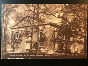 Vintage Postcard 1915-1930 Phelps-Stokes Chapel Berea College Berea Kentucky