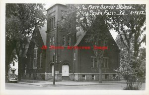 IA, Cedar Falls, Iowa, RPPC, First Baptist Church, Hamilton Photo No A-4552