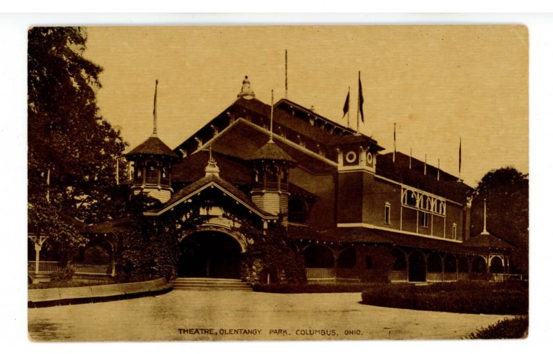 OH - Columbus. Olentangy Amusement Park, Theatre circa 1910