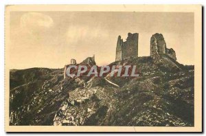 Old Postcard Creuse Tourist Ruins of Castle Crozant