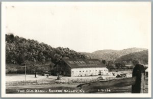 RENFRO VALLEY KY OLD BARN DANCE VINTAGE REAL PHOTO POSTCARD RPPC