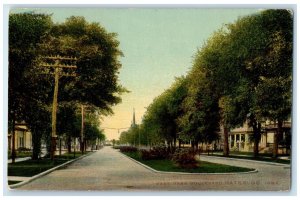 c1910's East Park Boulevard Exterior Building Waterloo Iowa IA Vintage Postcard