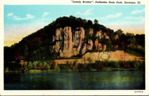 Illinois Savanna Palisades State Park Lonely Brother Curteich