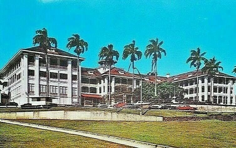 Vintage Postcard Panama Canal Zone Hotel Tivoli Ancon