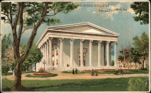 Philadelphia PA Girard Hall HTL Hold to Light c1910 KOEHLER Postcard