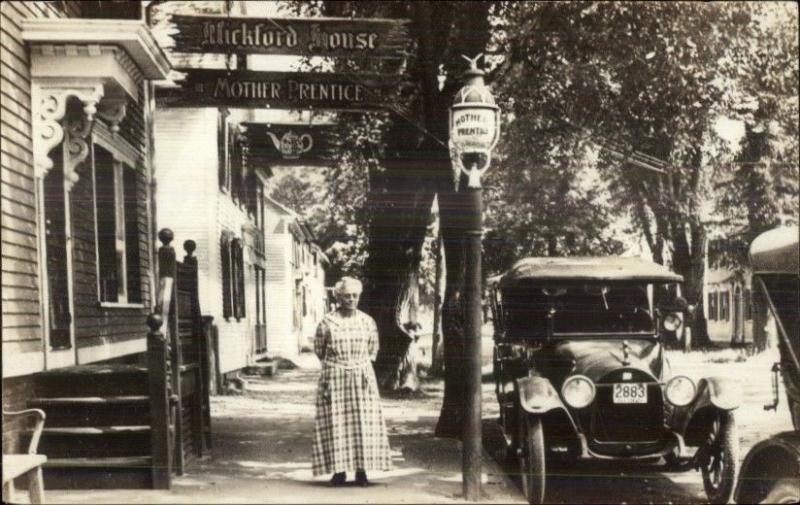 Wickford Ri Wickford House Mother Prentice Old Car C1920 Real Photo Postcard United States Rhode Island Other Postcard Hippostcard