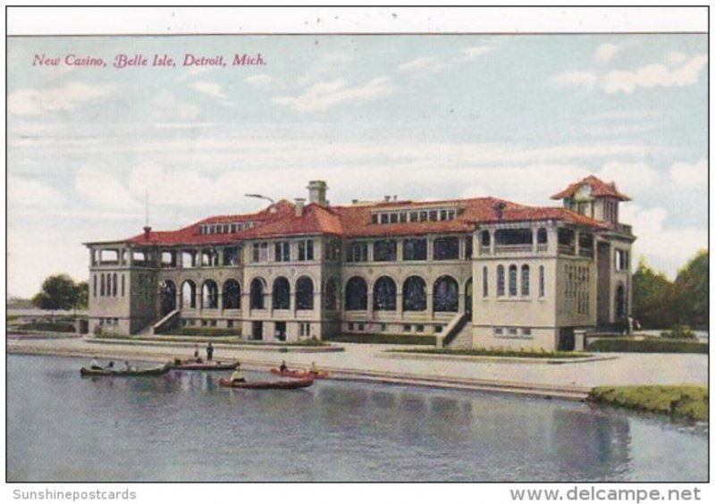 Michigan Detroit New Casino Belle Isle 1910