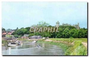 Postcard Modern Arundel Castle From The River