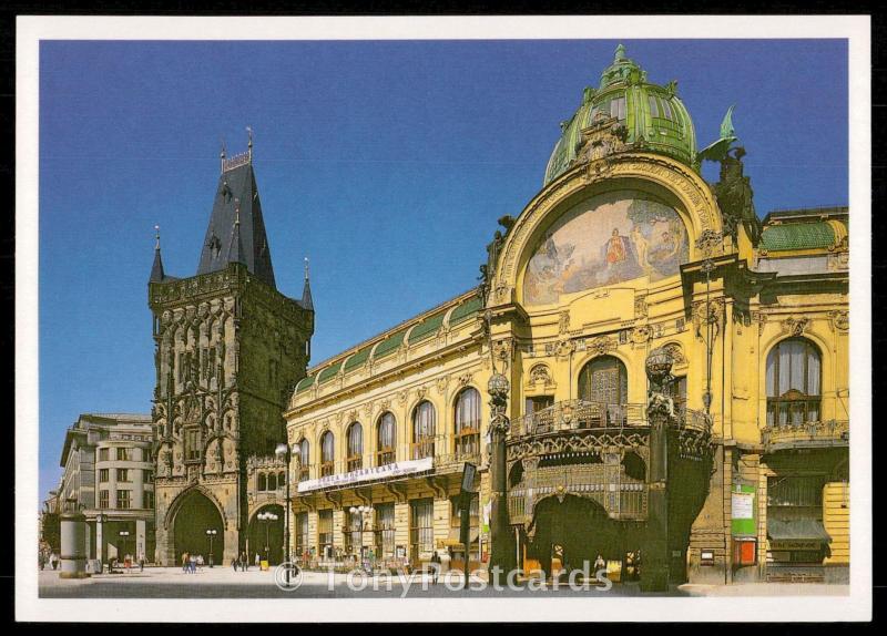 Prague - powder gate. municipal house