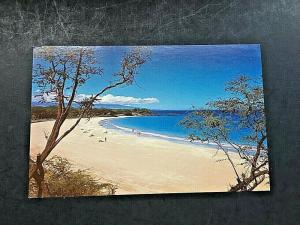 Postcard Gentle Surf on the White Sands of Mauna Kea, HA,     U5