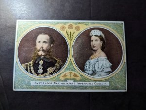 Mint Mexico PPC Postcard Emperor Maximilano and Empress Carlota Royalty