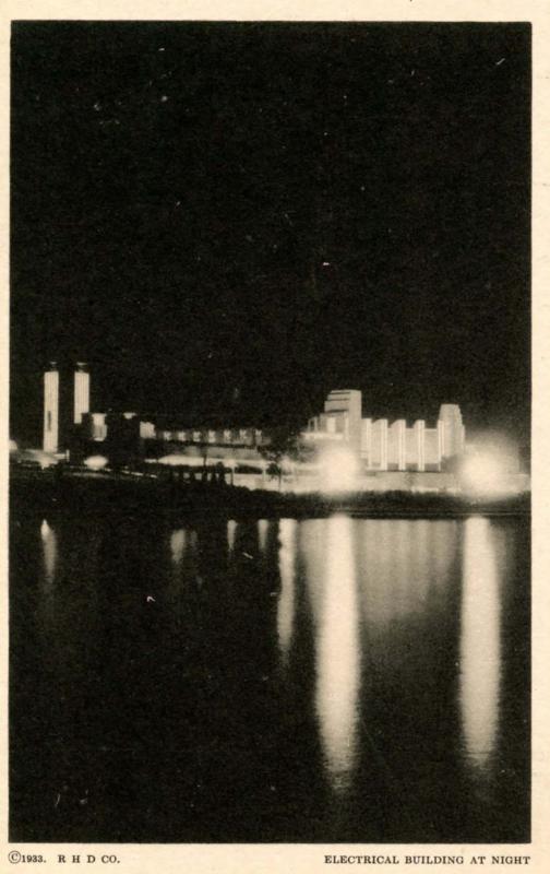 IL - Chicago. 1933 World's Fair-Century of Progress. Electrical Building at N...