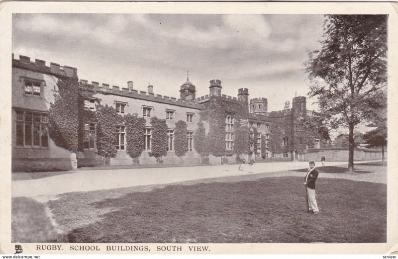 TUCK #5569: RUGBY, Warwickshire, England, United Kingdom, 1910-20s; School Bu...