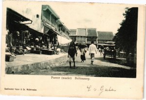 PC BUITENZORG PASSER MARKT ETHNIC TYPES INDONESIA (a29544)