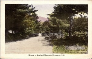 Postcard NH Kearsarge Carroll County Kearsarge Road & Mountain 1924 S90