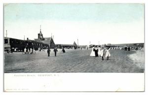 Early 1900s Easton Beach, Newport, RI Postcard