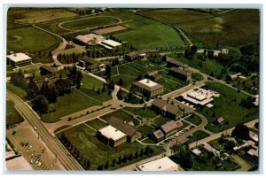 c1950's Aerial View Of Brevard College Ashville North Carolina NC Postcard