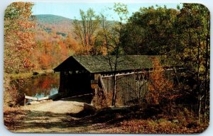 M-98303 Catskill Mountain Vacationlands Covered Bridge Beaverkill Campsite