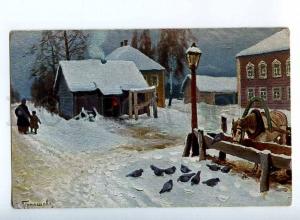 224007 RUSSIA Germashev village smithy Lenz #134 pigeons old