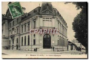 Old Postcard Bank Caisse d & # 39Epargne Meaux