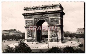 Old Postcard Paris L & # 39Arc De Triomphe From & # 39Etoile