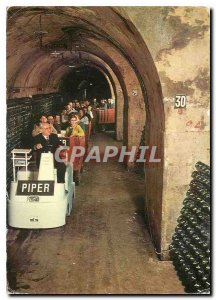 Postcard Modern Piper Heidsieck Champagne Train