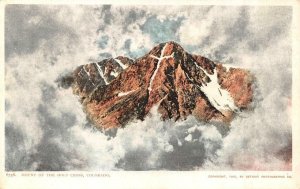 Colorado CO   MOUNT OF THE HOLY CROSS~Beautiful Cloud View   1900 UDB Postcard