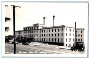 Tacoma Washington WA Postcard RPPC Photo Tacoma General Hospital Ellis c1940's