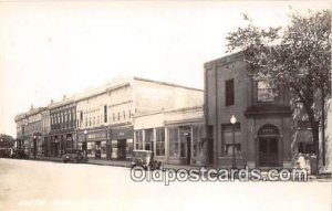 Real Photo South Side Square Bloomfield, Iowa, USA Unused 