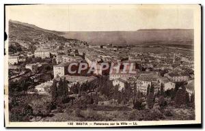 Old Postcard Bastia Panorama city
