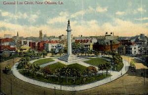 General Lee Circle  New Orleans LA Unused