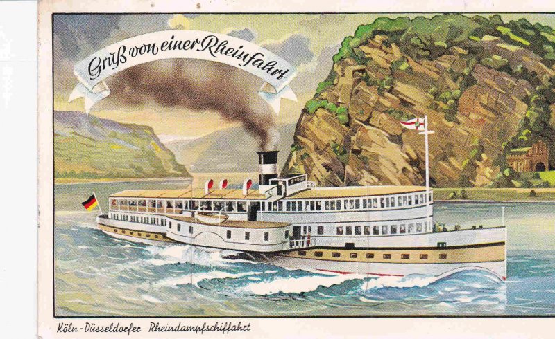 POSTAL B4775: RECUERDO DUSSELDORF