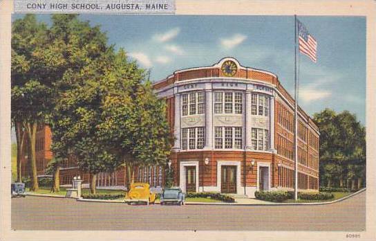 Maine Augusta Cony High School