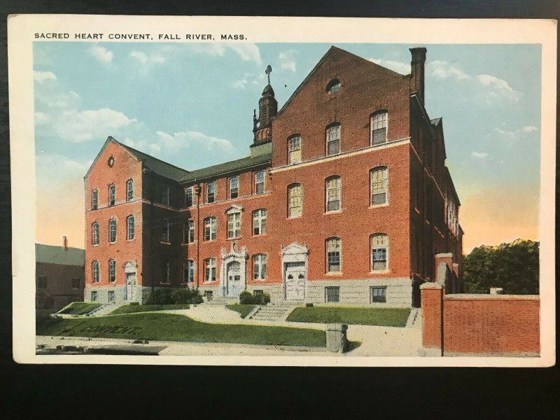 Vintage Postcard 19151930 Sacred Heart Convent Fall River