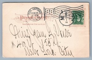 MEXICAN JACAL MEXICO ANTIQUE POSTCARD