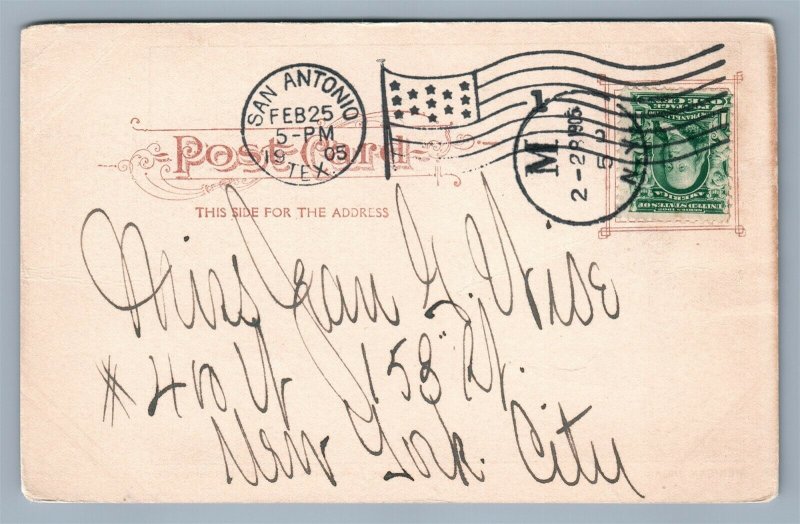 MEXICAN JACAL MEXICO ANTIQUE POSTCARD