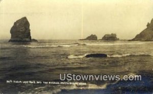 Real Photo - Sugar Loaf Rock - Needles North Beach, Washington