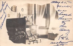 Wilmington Delaware Bedroom Room Interior Real Photo Vintage Postcard AA69713